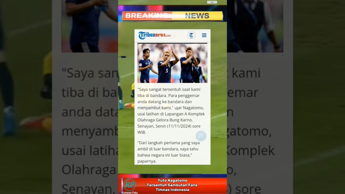Yuto Nagatomo Touched by Fans in Indonesia #latest news #fypシ゚viral #trandingshorts