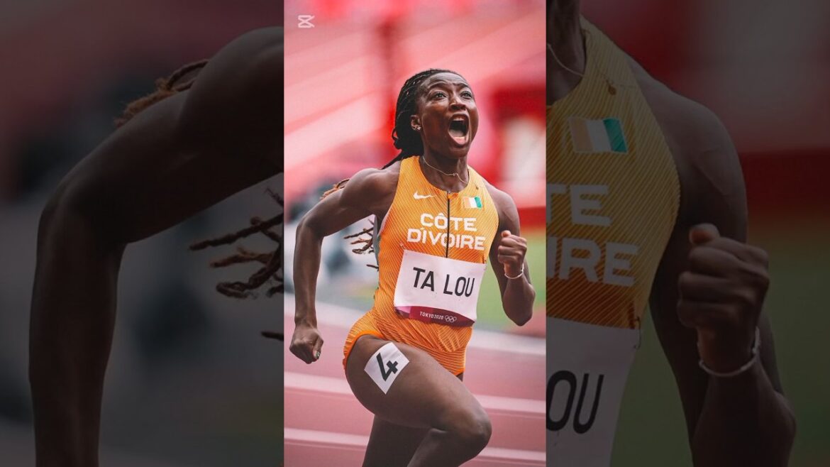 Ta Lou Smith ❤️‍🔥| Women 100m Semifinal | Tokyo 2020 #trackandfield #olympics #100m #shorts