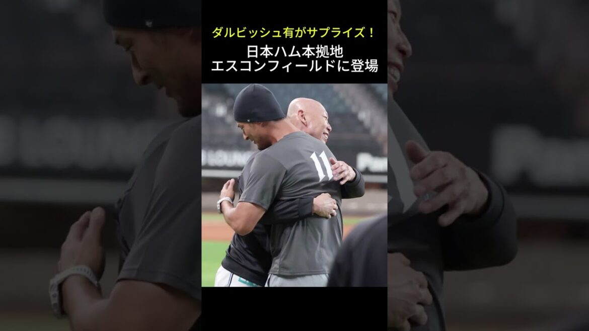 Yu Darvish makes a surprise visit to Nippon Ham's home base, Escon Field! 【baseball】