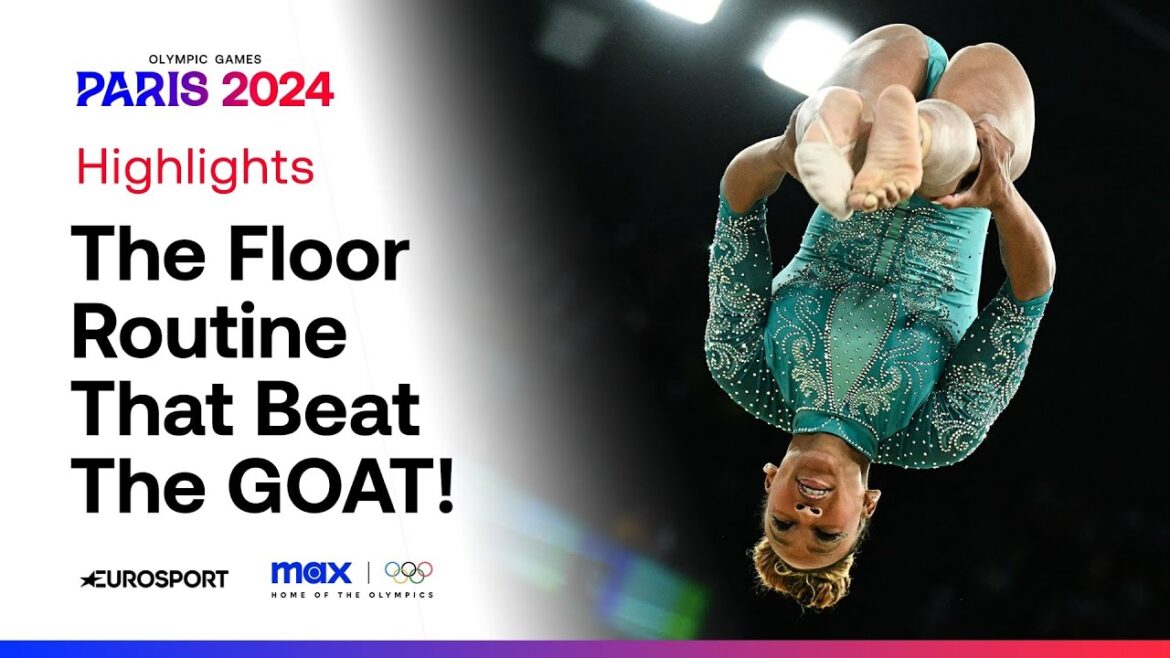 Simone Biles BEATEN on the floor by Rebeca Andrade π§π·π | #Paris2024 #Olympics Simone Biles BEATEN on the floor by Rebeca Andrade π§π·π | #Paris2024 #Olympics