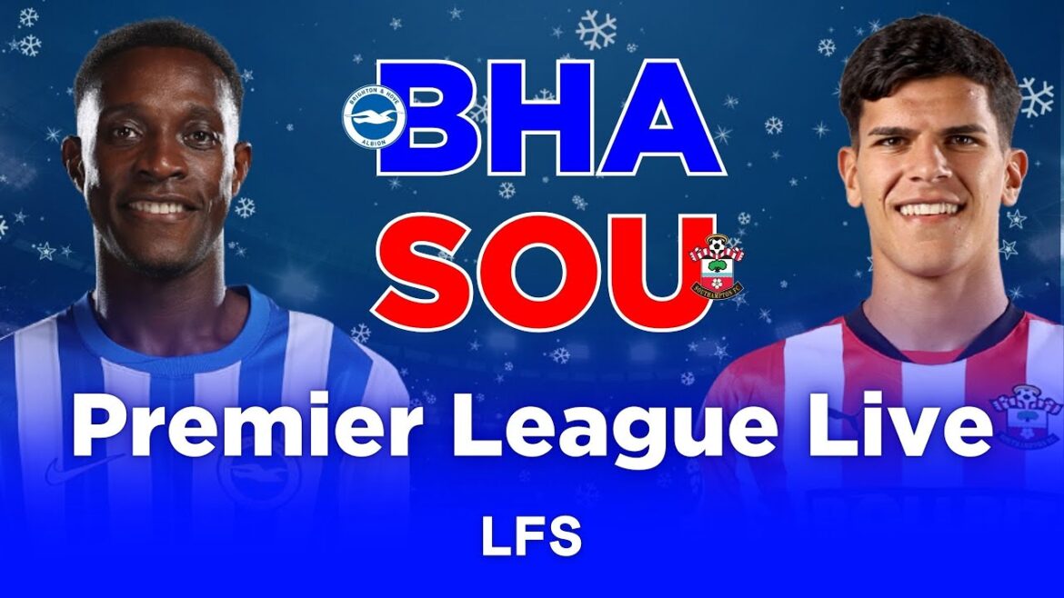 BRIGHTON 1-1 SOUTHAMPTON | PREMIER LEAGUE LIVE WATCHALONG COMMENTARY