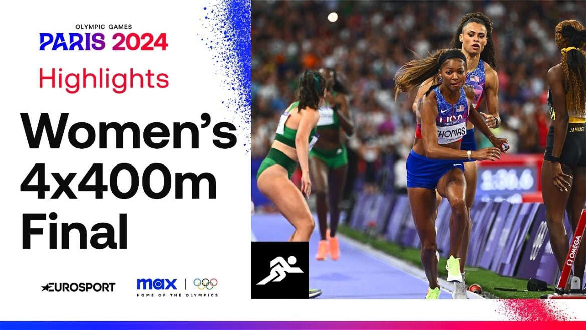 UNSTOPPABLE! 🔥 | Women's 4x400m Relay Final Highlights | #Paris2024 #Olympics