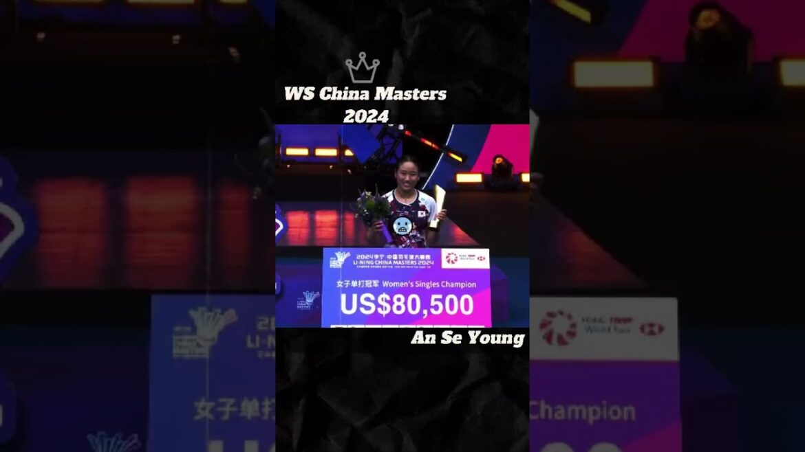 An Se Young is champion again