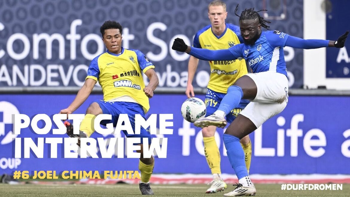 [Sint-Truiden]Joru Chima Fujita Post-match interview (16th round vs. Genk)