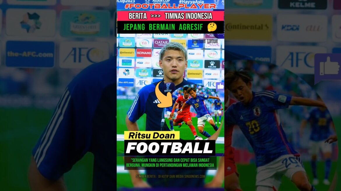 Ritsu Doan Leaks Japanese Game Strategy 🫢 #timnasindonesia #ritsudoan #shorts