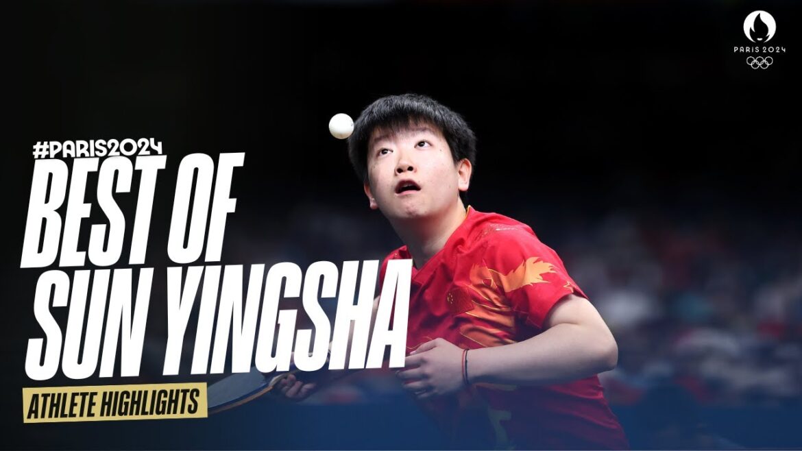 The best of Sun Yingsha at the Olympics🏓 | Athlete Highlights