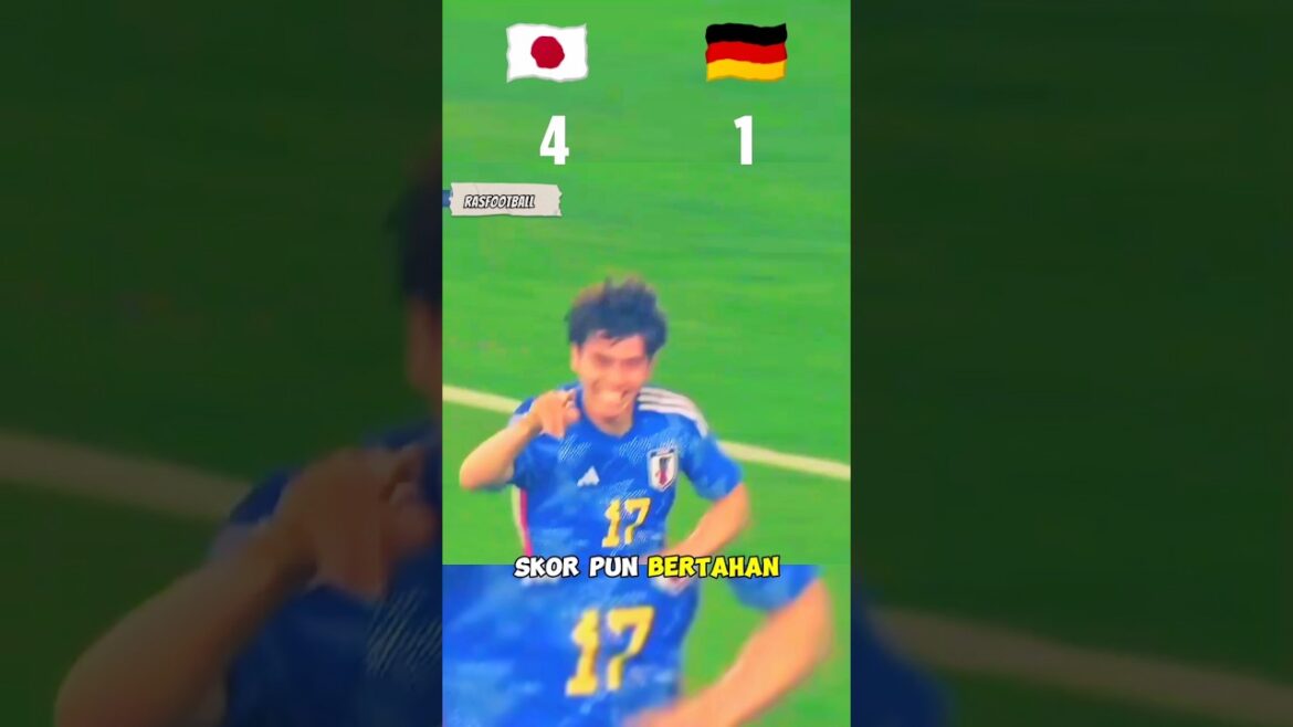 When the Japanese national team became a German nightmare 🥶! #football #japan #germany #nationalteam #ball