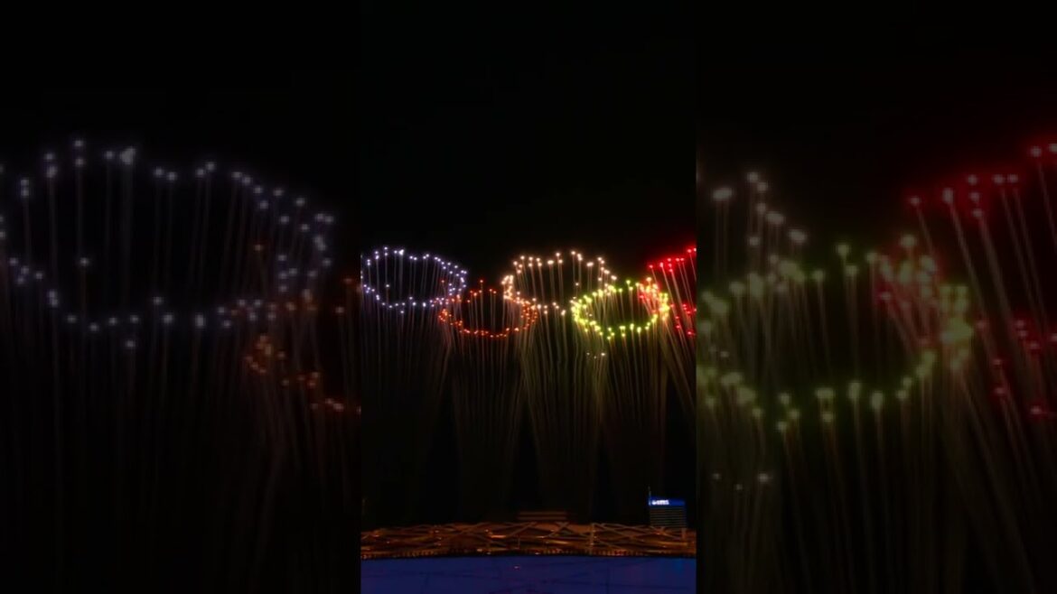 It’s not an Olympic closing ceremony without some Olympic fireworks! 💥