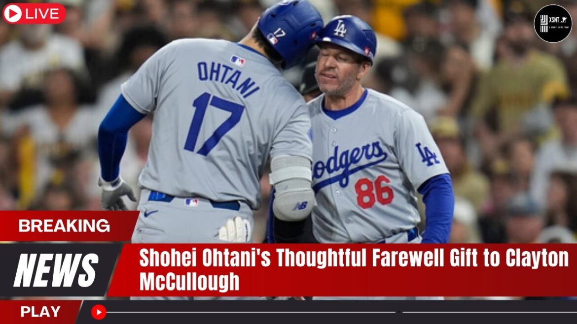 Shohei Ohtani’s Thoughtful Farewell Gift to Clayton McCullough Shohei Ohtani's Thoughtful Farewell Gift to Clayton McCullough