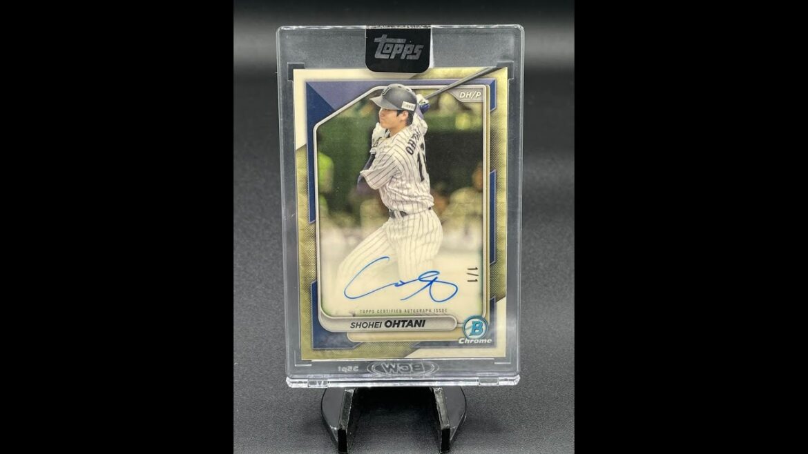 2024 Bowman Mystery Redemption Shohei Ohtani Superfractor Auto 1/1 has been found!!!!!!!