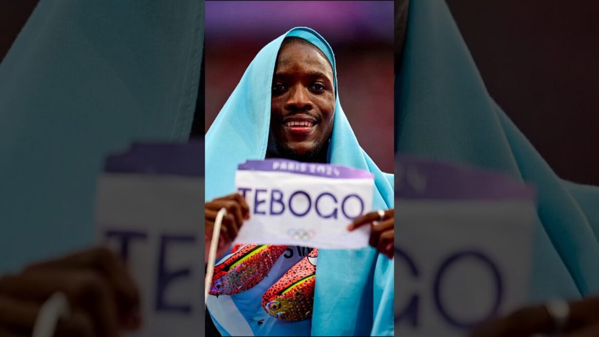 Letsile Tebogo | Paris Olympics 2024 | Pride Of African #olympicchampion  #trackandfield #shorts