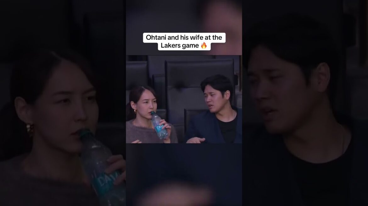 Shohei Ohtani at the Lakers game 🤩 Shohei Ohtani at the Lakers game 🤩