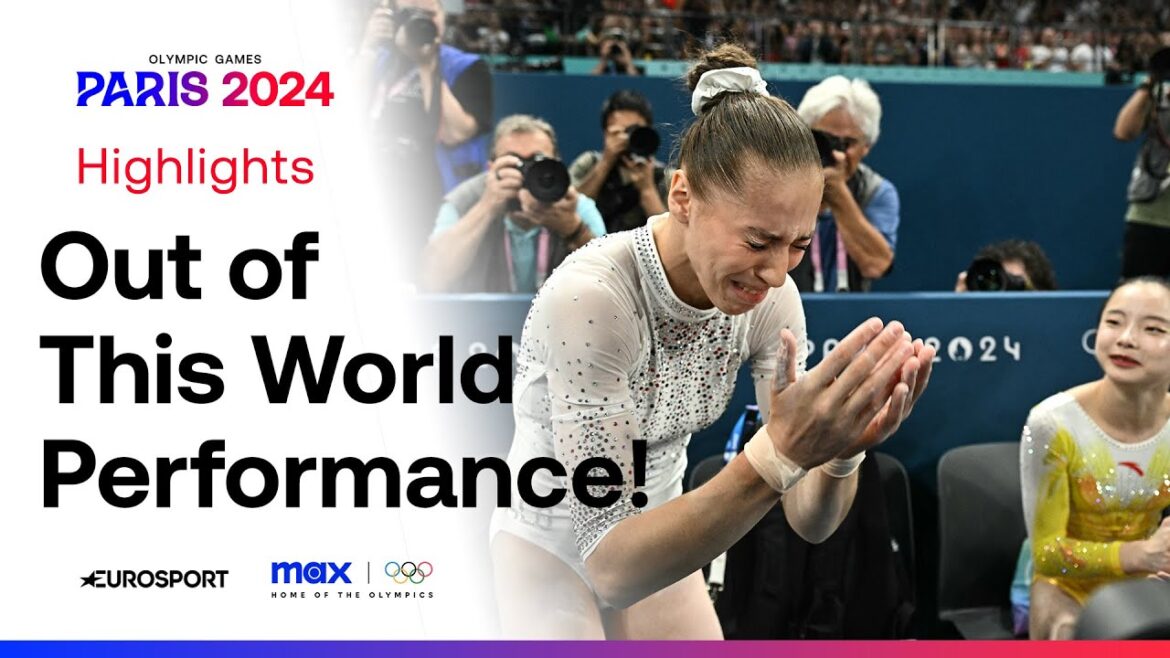 Kaylia Nemour Gets Gold 🇩🇿 Sunisa Lee Takes Bronze 🇺🇸 Women's Uneven Bars #Paris2024