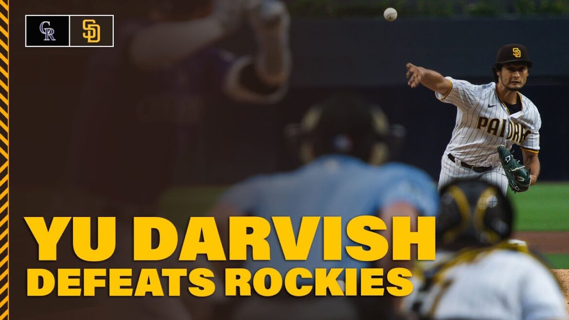 Great performance by Darvish both offensively and defensively: 7 scoreless innings against the Rockies, 10 strikeouts