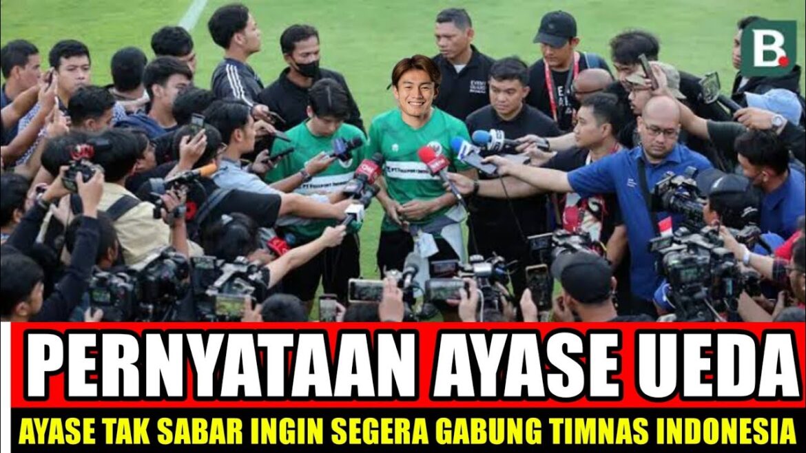 SHOCKING STATEMENT ‼️ AYASE UEDA CAN'T WAIT TO JOIN THE INDONESIAN NATIONAL TEAM AHEAD OF THE AFF CUP