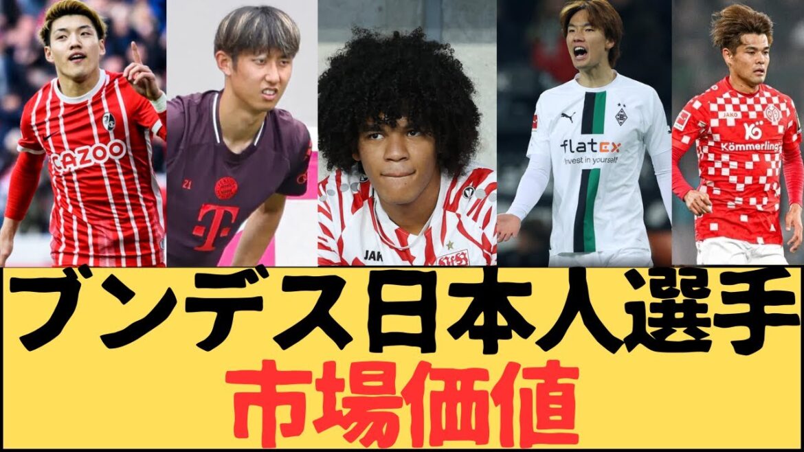 Market value of Japanese players in the Bundesliga: Kaishu Sano, Chase Henry, Ritsu Doan increase