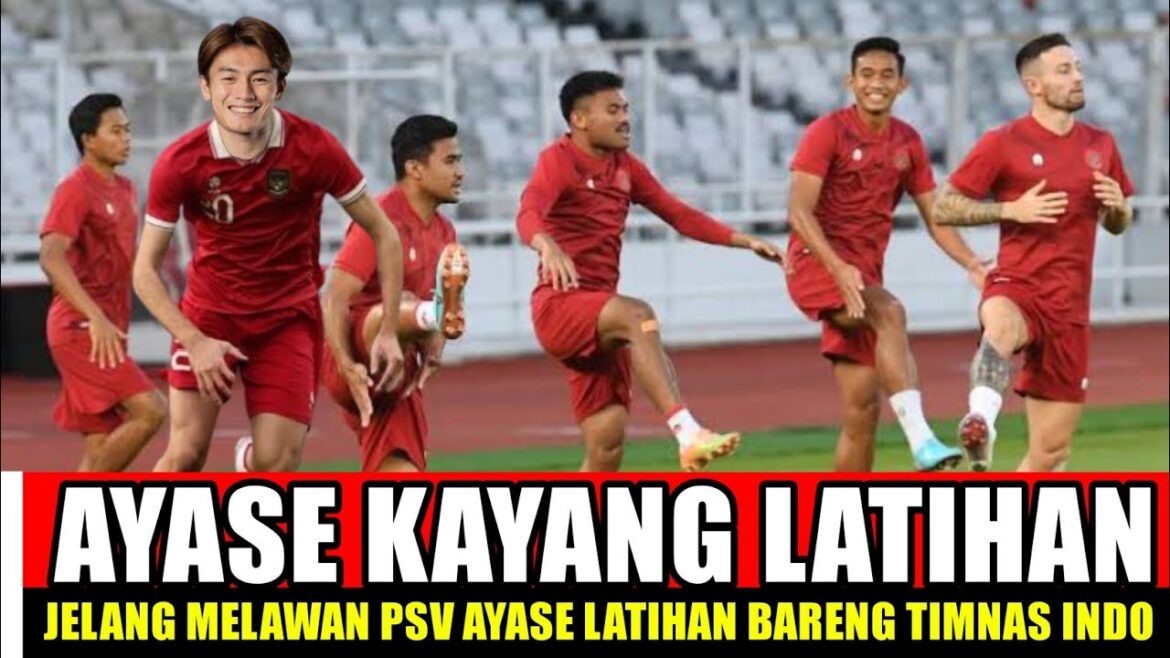 AYASE UEDA KAYANG TRAINING ‼️ AHEAD OF THE FEYENOORD VS PSV MATCH AYASE TRAINING WITH THE INDONESIAN TEAM