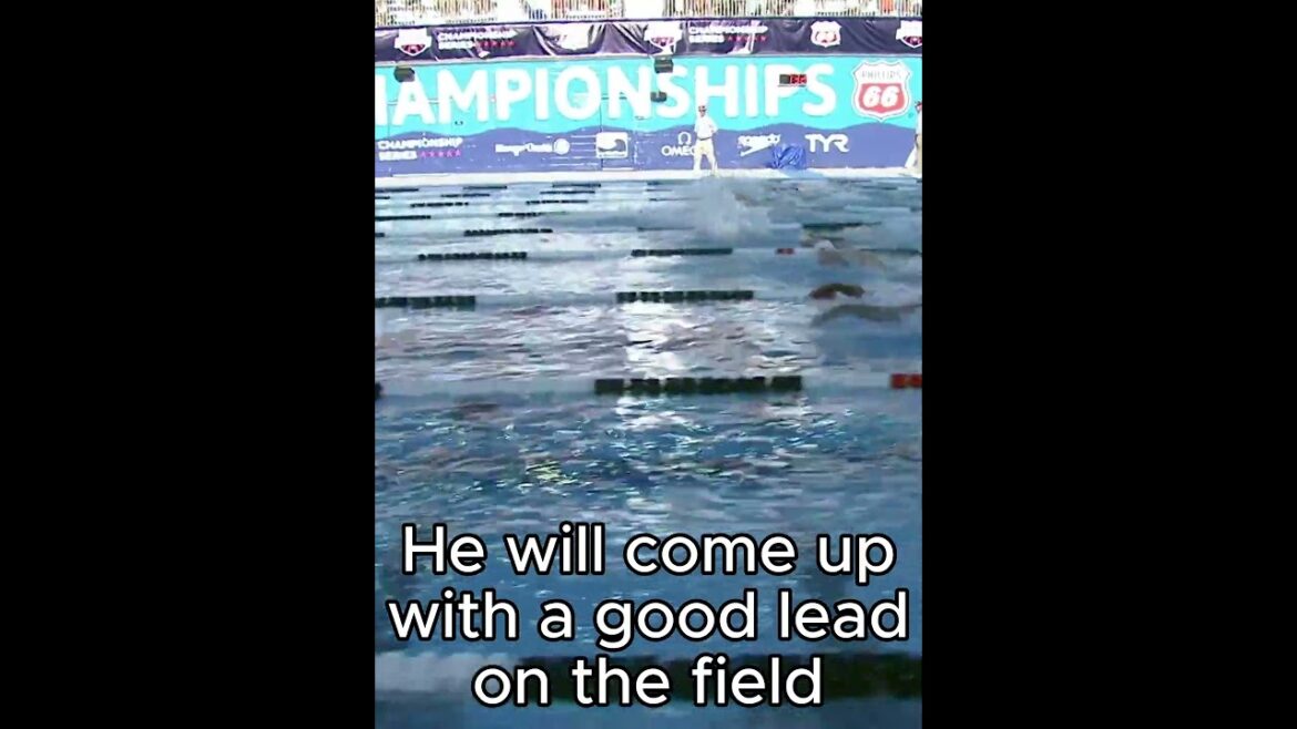 Michael Phelps's DOMINANT 100 Butterfly at the 2015 Phillips 66 Nationals #swimming #olympicswimmer