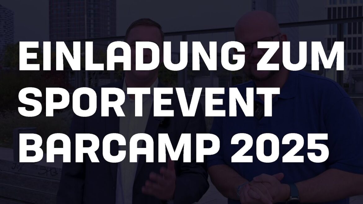Invitation to the 1st sporting event Barcamp 2025