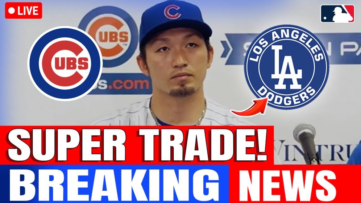 LAST MINUTE! DODGERS MAKING A SUPER TRADE FOR CUBS OUTFIELDER! LOS ANGELES DODGERS