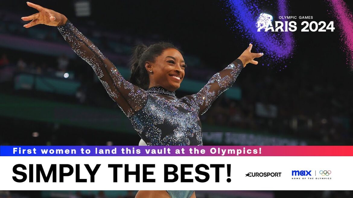 Simone Biles EXECUTES the Yurchenko Double Pike 🤯 | Paris Olympics 2024 #Paris2024 Simone Biles EXECUTES the Yurchenko Double Pike 🤯 | Paris Olympics 2024 #Paris2024