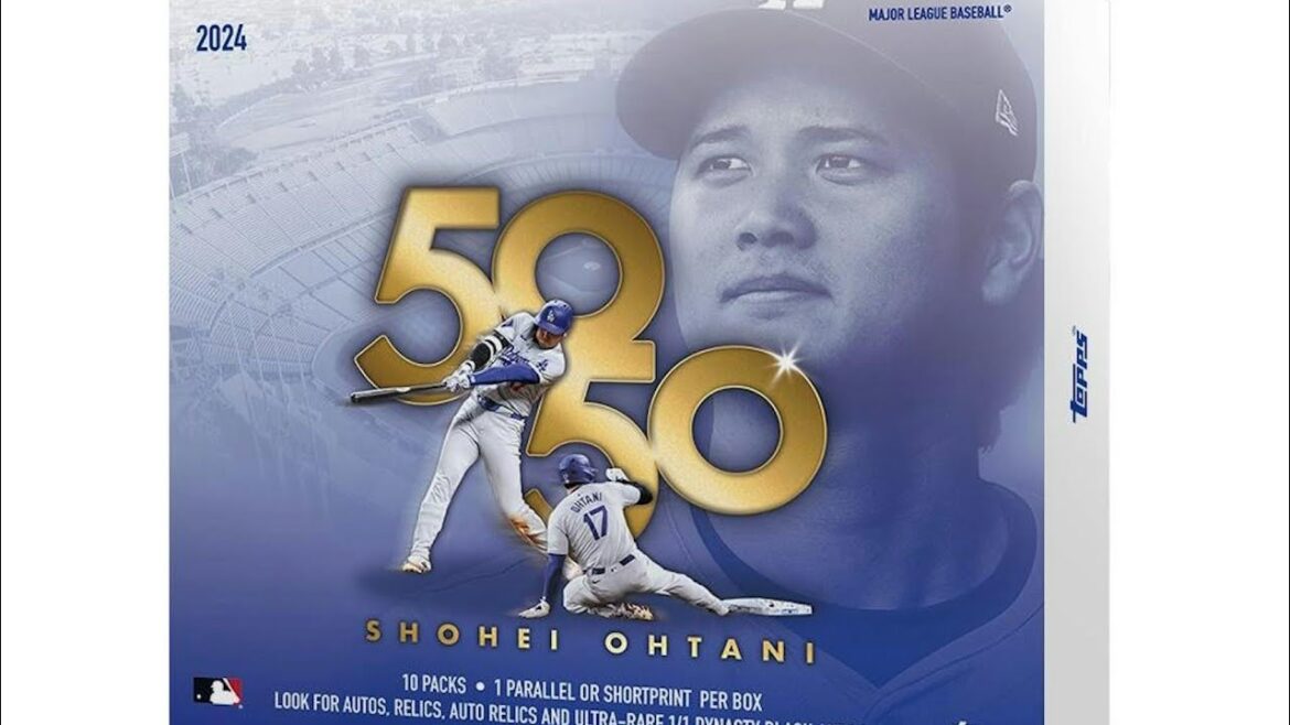 Opening a box of Shohei Ohtani 50/50 cards from #topps Opening a box of Shohei Ohtani 50/50 cards from #topps