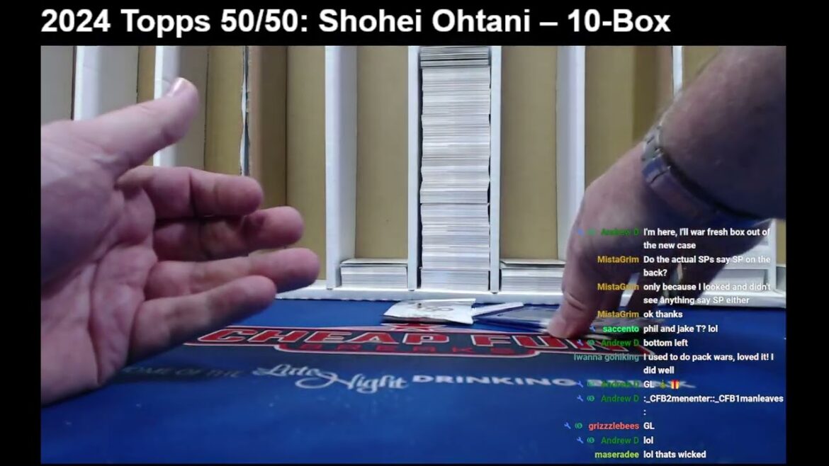 BOX WAR! 2024 Topps 50/50 Shohei Ohtani