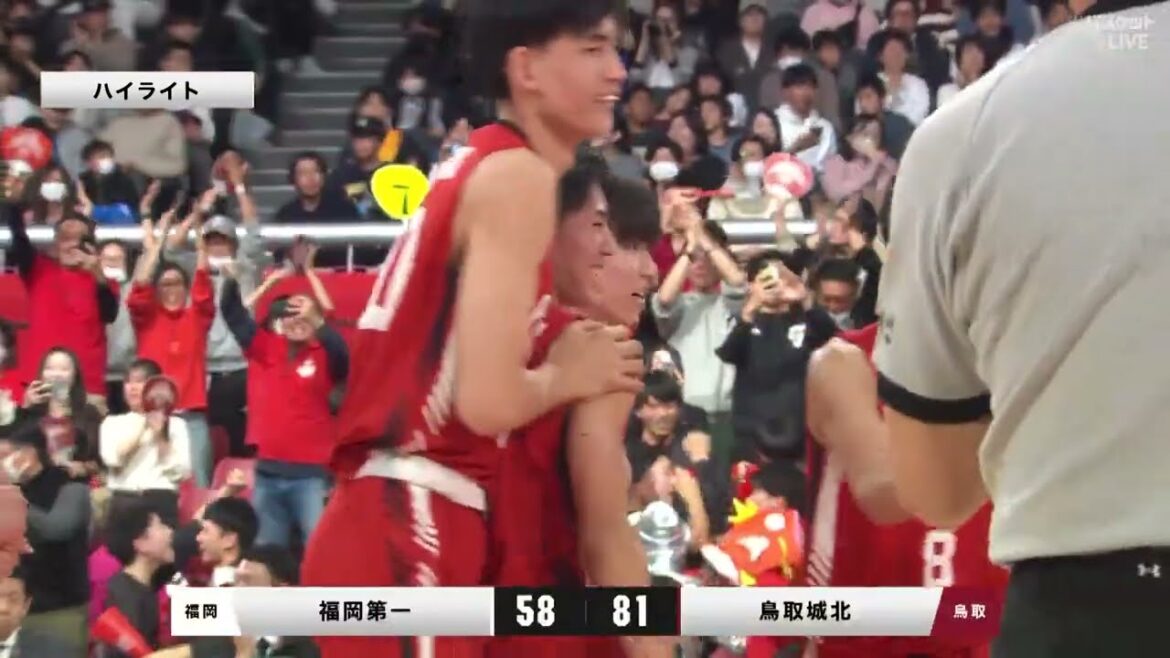 [Winter Cup 2024]Tottori Johoku Ace Isamu Shintani hits Fukuoka Daiichi with two straight threes! One step away from Tottori Prefecture Basketball's first national championship | Men's semifinals | Fukuoka Daiichi vs. Tottori Johoku | Winter Cup 2024