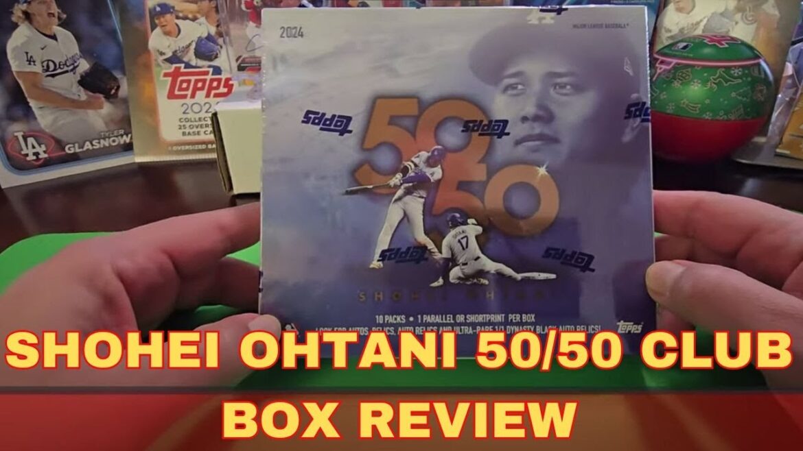 My Shohei Ohtani 50/50 Club Box Finally Came and Did Not Disappoint! Heres Whats Inside!