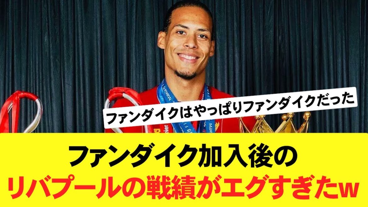 [Surprise]Liverpool's results after Van Dijk joined were too bad lol