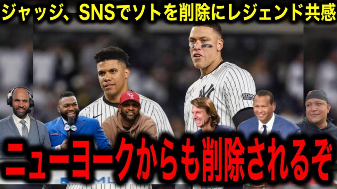 [Difference between Shohei Ohtani and Soto]MLB legends marvel at the real reason why the judge deleted Soto's photo from social media