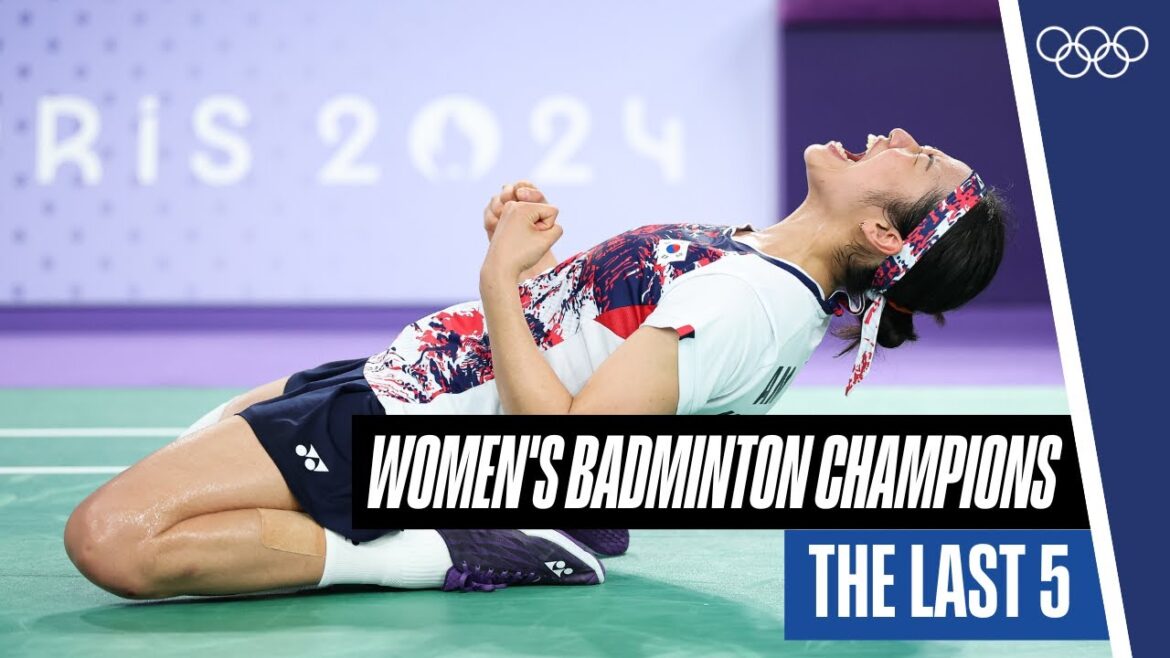 🏸 The last five Women's Badminton Champions 🏆