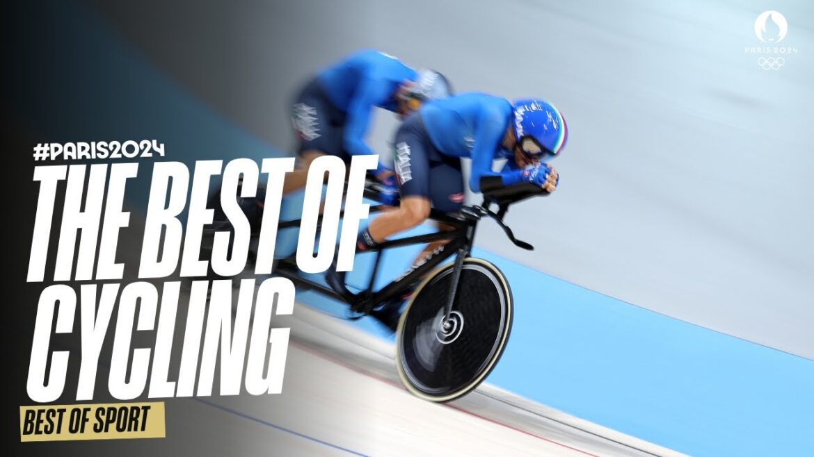 The best cycling moments at #Paris2024  🚴‍♀️