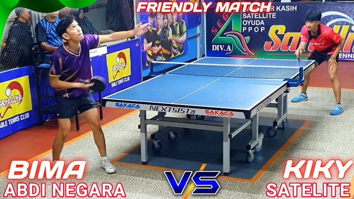 BIMA Abdi Negara vs Kiky SATELITE Table Tennis FRIENDLY Match