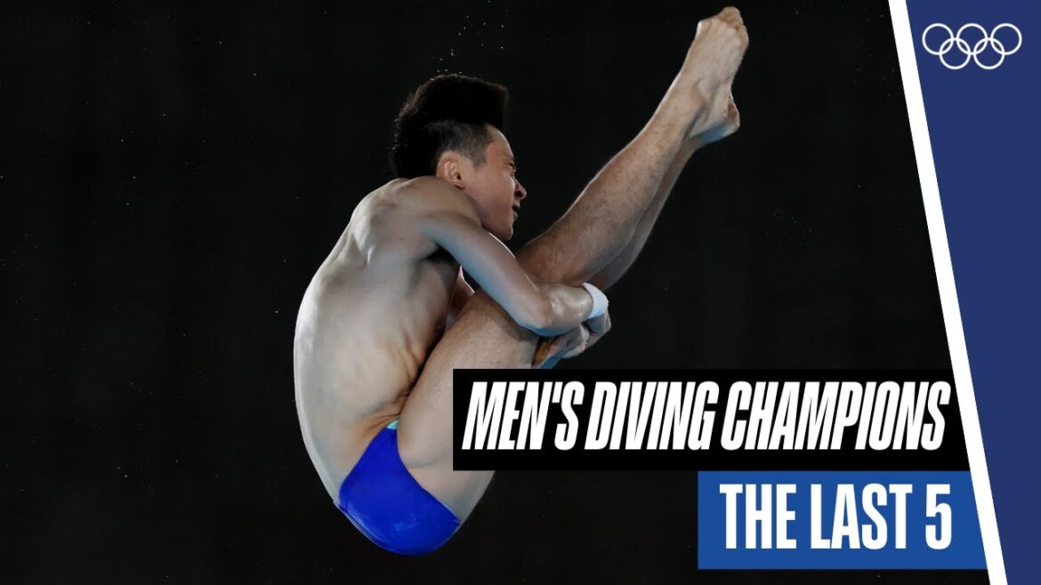 💦 The last five Men's Diving Champions - 10m platform 🏆