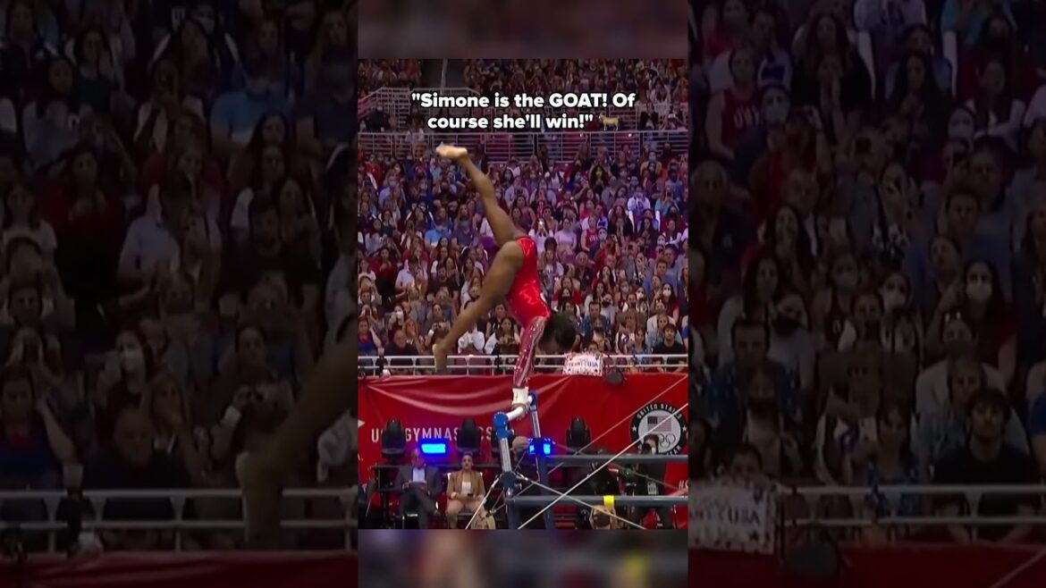 I guess even the GOAT has bad days…😳🐐 #gymnastics #fail #simonebiles #unevenbars I guess even the GOAT has bad days...😳🐐 #gymnastics #fail #simonebiles #unevenbars