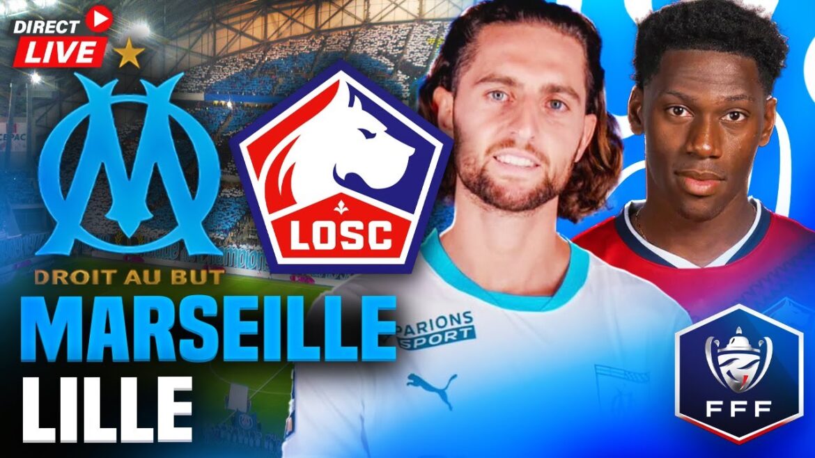 🔵⚪MARSEILLE - LILLE LIVE /🔥ALLEZ L’OM /🏆DECIVISIVE MATCH IN THE FRANCE CUP AT THE VELODROME💙 16th final