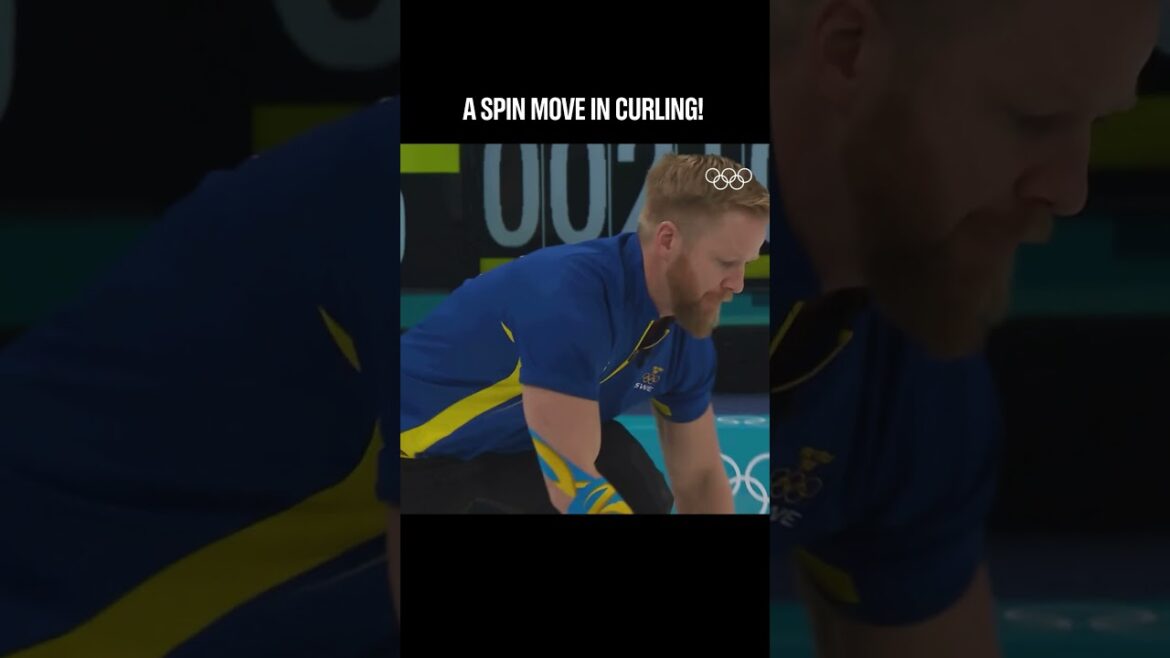 A spin move? In curling? 🥌