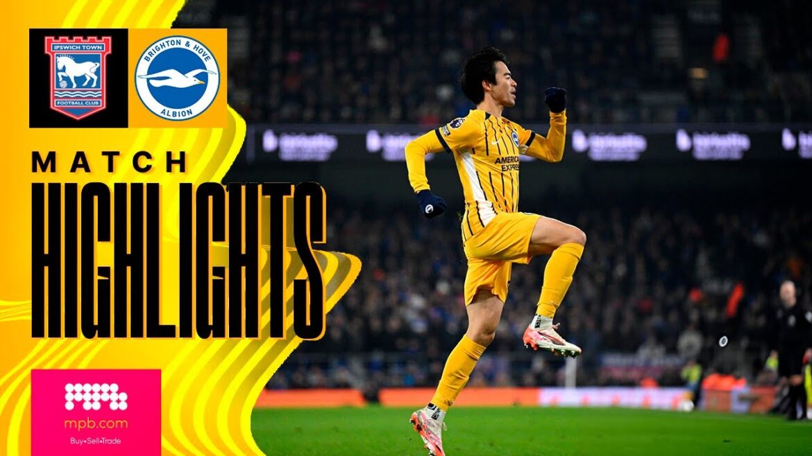 Kaoru Mitoma Goal | Ipswich vs Brighton 0-2 Highlights | Premier League 2024/25