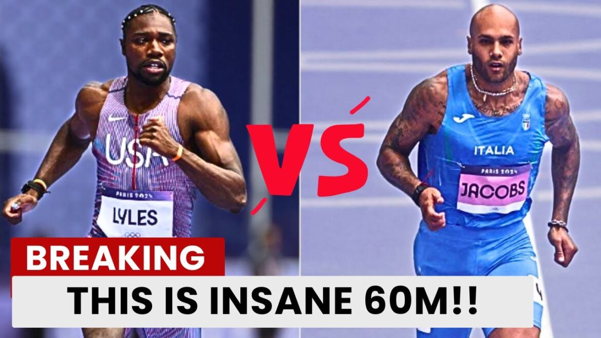 Epic Showdown!! Noah Lyles Battles Marcell Jacobs In Men’s 60 Meters  || Track And Field 2025