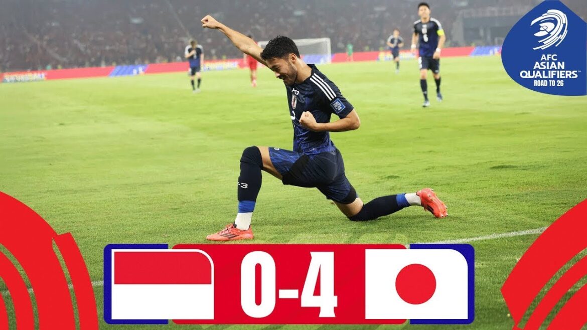| Indonesia 0 - 4 Japan | Extended Highlights #AsianQualifiers - Road To 26