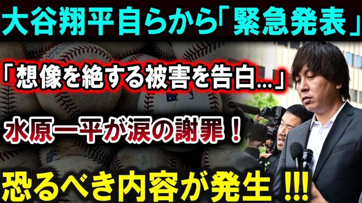 [Shohei Otani]Shohei Otani confesses “unimaginable damage”! Ippei Mizuhara's tearful apology! The horrifying truth is revealed! ! ! The entire Japanese media is shocked!!![Latest/MLB/Shohei Otani/Yoshinobu Yamamoto]