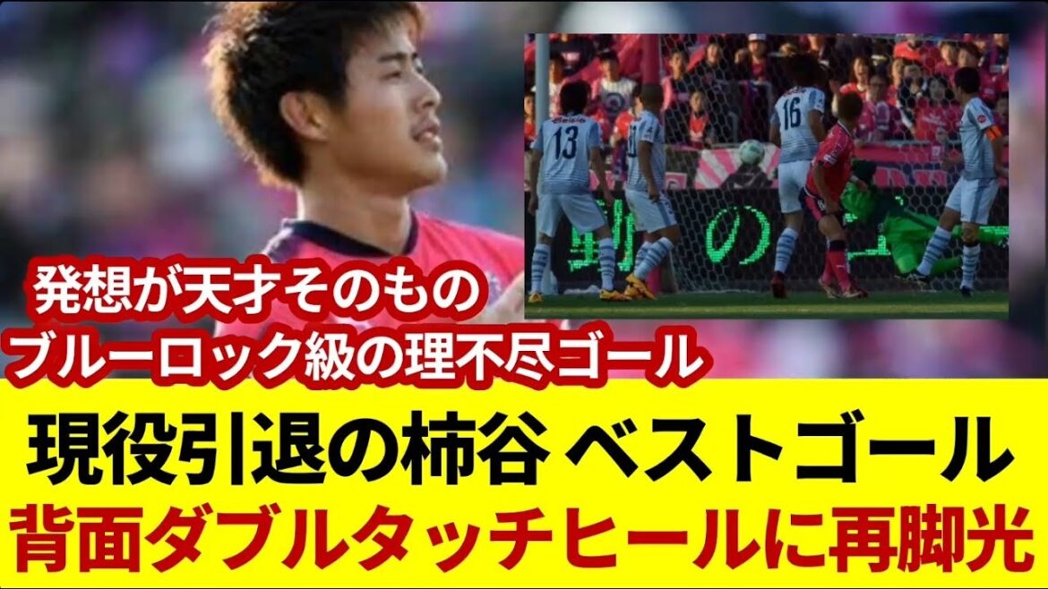 Best goal by Yoichiro Kakitani, who is retired from active duty. Rear spotlight on double-touch heel