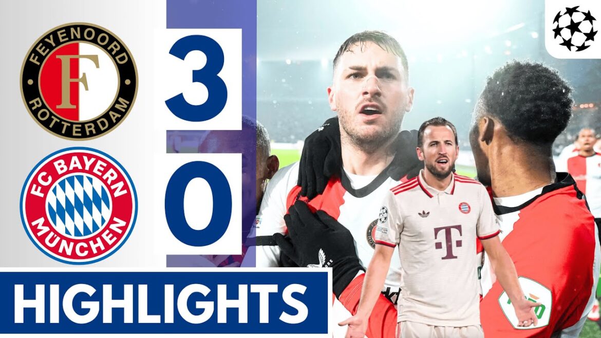 🔴Feyenoord vs Bayern Munich (3-0) Extended HIGHLIGHTS || UEFA Champions League 24/25! 🔴Feyenoord vs Bayern Munich (3-0) Extended HIGHLIGHTS || UEFA Champions League 24/25!