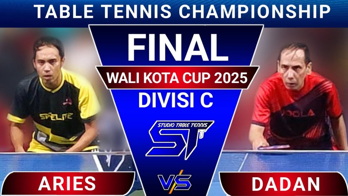 FINAL Aris SATELITE vs Dadan CRA Table Tennis Championship Men’s Single WALI KOTA CUP 2025 FINAL Aris SATELITE vs Dadan CRA Table Tennis Championship Men's Single WALI KOTA CUP 2025