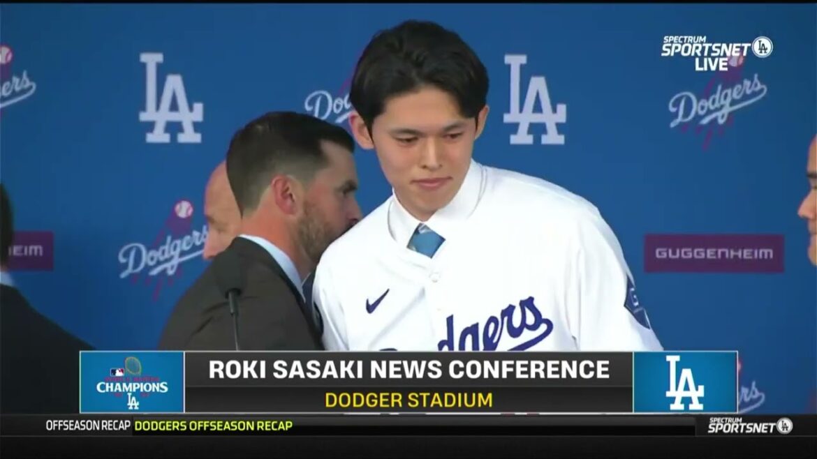 Roki Sasaki Reveals Why He Chose Dodgers, Role That Ohtani & Yamamoto Played, Personal Goals in LA! Roki Sasaki Reveals Why He Chose Dodgers, Role That Ohtani & Yamamoto Played, Personal Goals in LA!