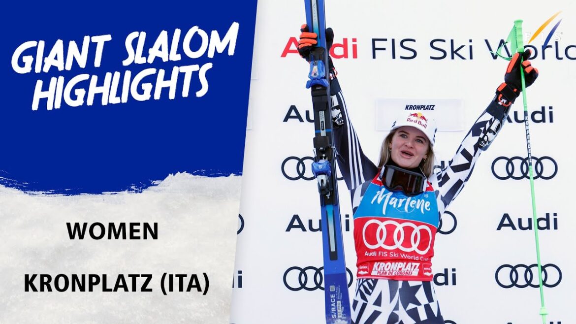 Alice Robinson triumphs in Italy as Brignone fades | FIS Alpine World Cup 24-25 Alice Robinson triumphs in Italy as Brignone fades | FIS Alpine World Cup 24-25