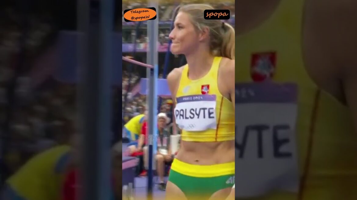 Lt: Airine Palšytė LEG INJURY 🇱🇹❤️❤️ [Qualification] Olympic Games #spopaW #shorts #athletics