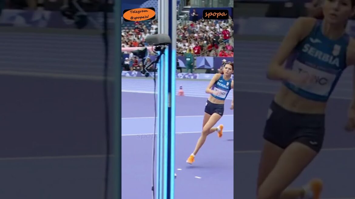 RS: Angelina TOPIĆ 🇷🇸❤️❤️ [Qualification] Olympic Games #spopaW #shorts #athletics #olympics