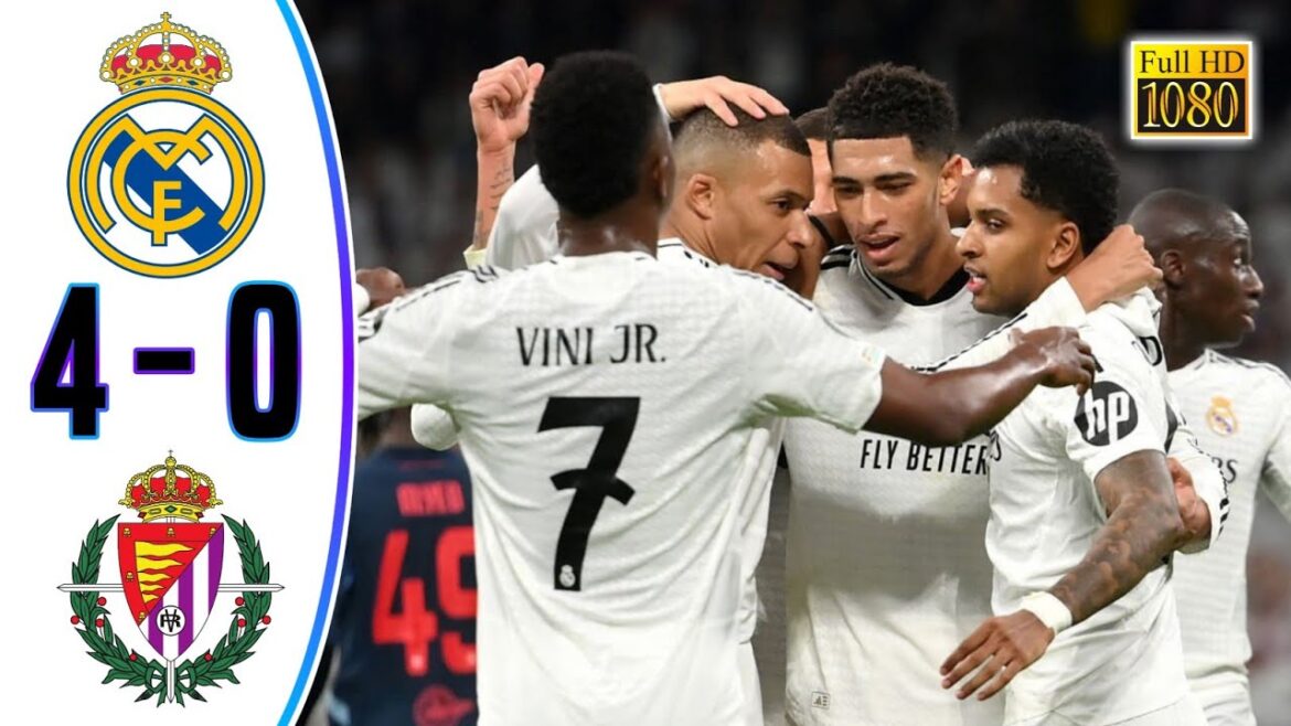 Real Madrid vs Real Valladolid 4-0 • Real Madrid Highlights & All Goals 2205 • Last Night’s Football Results Real Madrid vs Real Valladolid 4-0 • Real Madrid Highlights & All Goals 2205 • Last Night's Football Results
